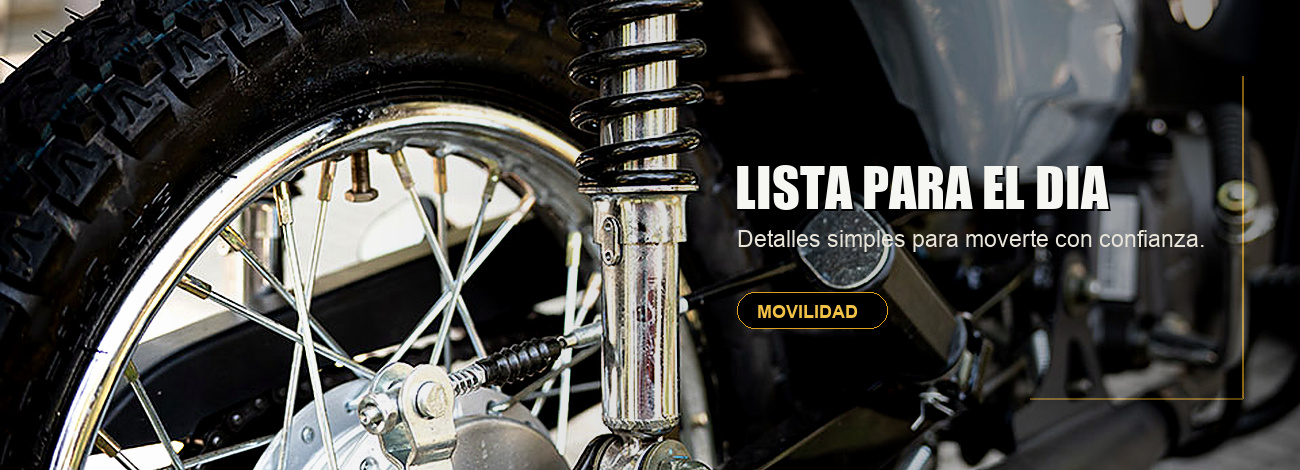 Moto lista para el dia con Weekmobil